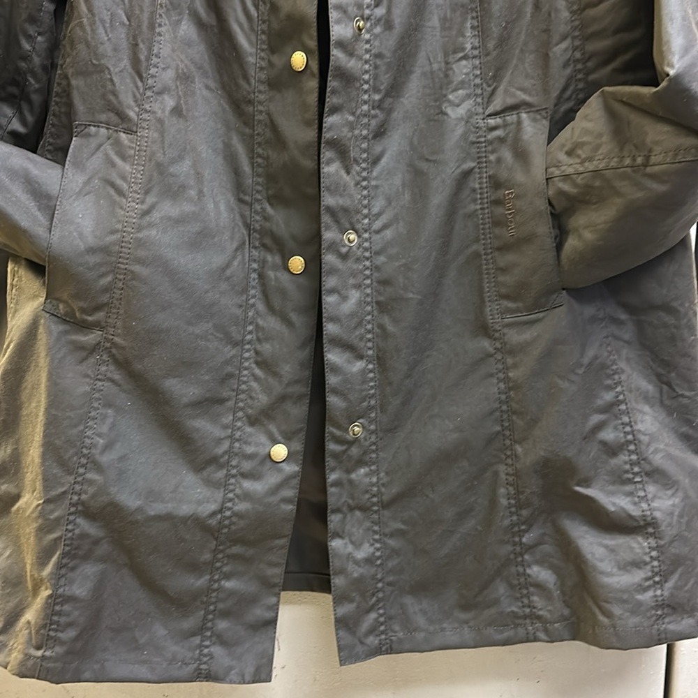 Barbour Belsay Wax Jacket Size 18 US - Picture 7 of 12